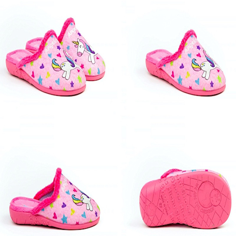 Made in Spain Unicorn Rosa Slipper Girls EU28-EU32 Rosa Pink